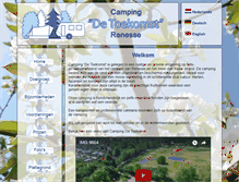 Tablet Screenshot of campingdetoekomst.nl